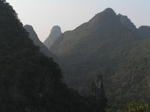 Hills around Yangshuo Park