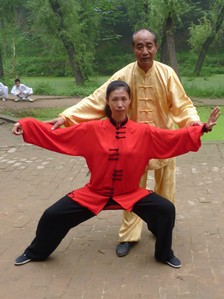 Chen Jun with Chen Zhao Sen