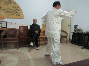 Lu Sifu demonstrating his taichi form
