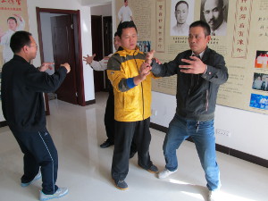 Xie Yong Guang teaching Zhan Zhuang in his Handan Studio